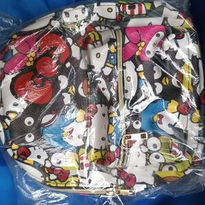 Hello Kitty Multicolor Patterned Bag